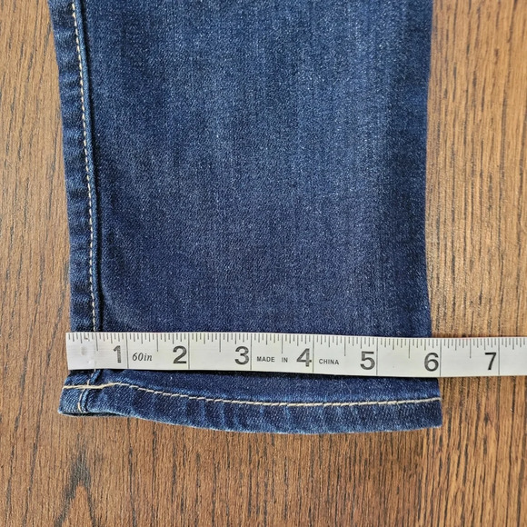 Kut From The Kloth Angie Cropped Skinny Boyfriend Jeans Size Women's 4 - Picture 9 of 12